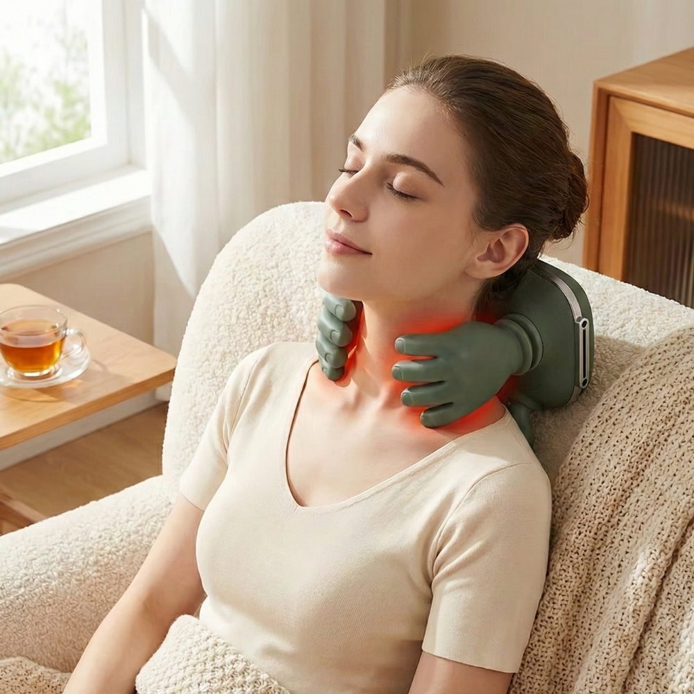 LuxeBeautyTrove™ Smart Neck Relief Massager