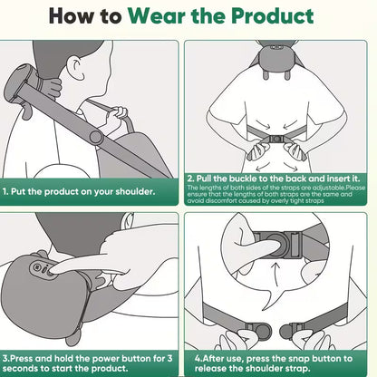 LuxeBeautyTrove™ Smart Neck Relief Massager