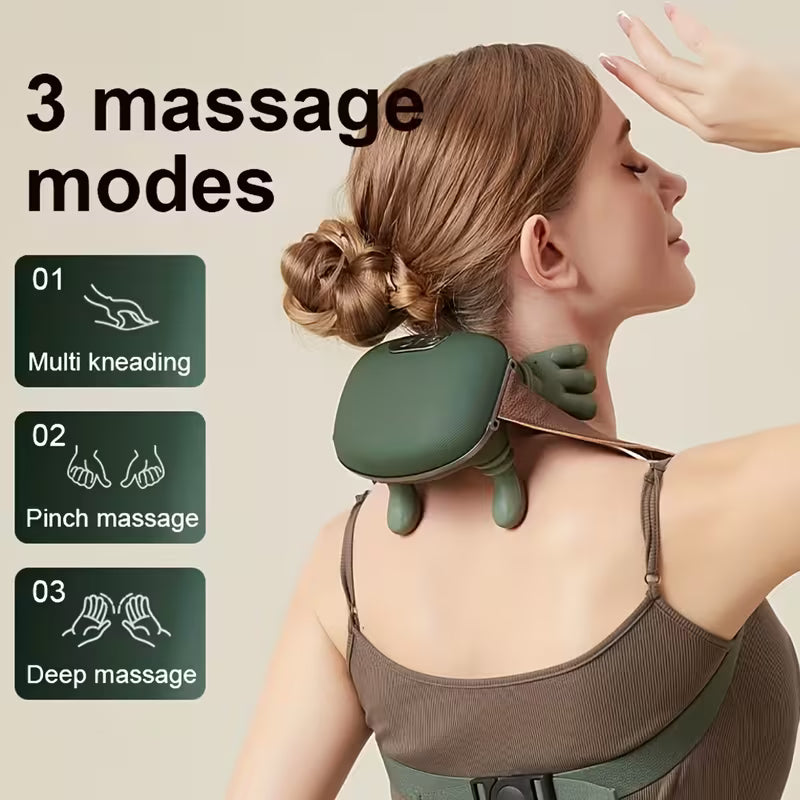 LuxeBeautyTrove™ Smart Neck Relief Massager