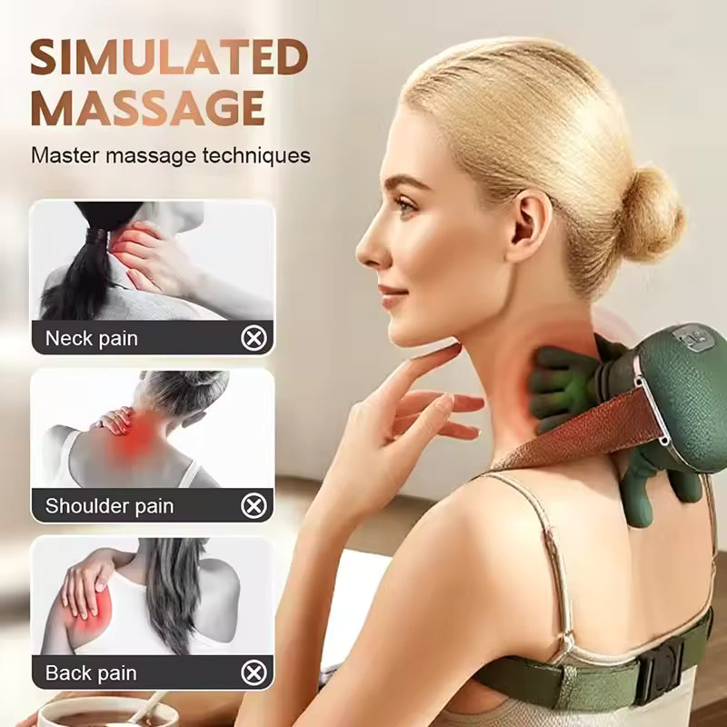 LuxeBeautyTrove™ Smart Neck Relief Massager
