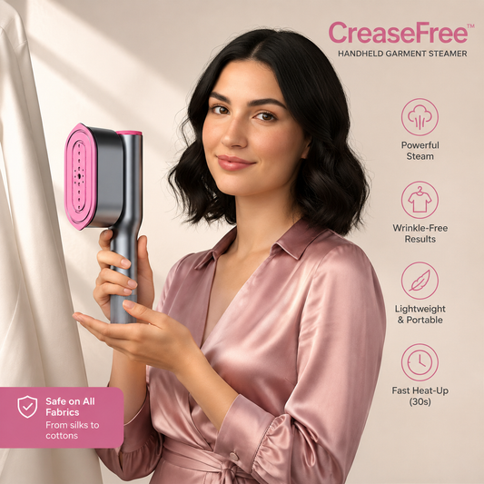 CreaseFree™ 2-in-1 Handheld Garment Steamer & Iron